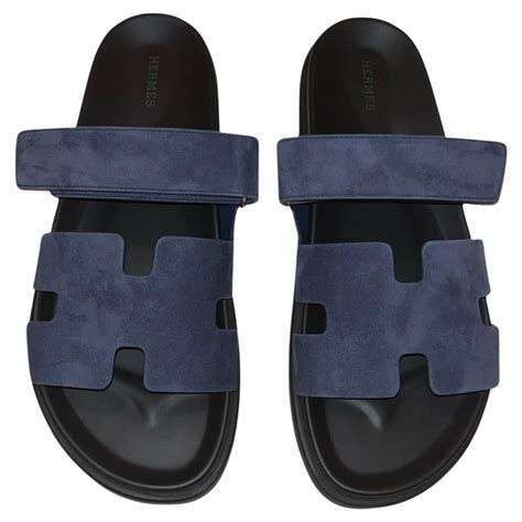 hermes chypre blue suede|chypre sandals reviews.